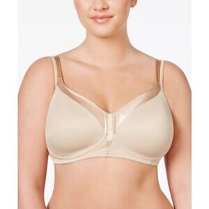 Playtex Women's 44B Nude Full Figure 18 Hour Sleek & Smooth Wireless Bra H18-24